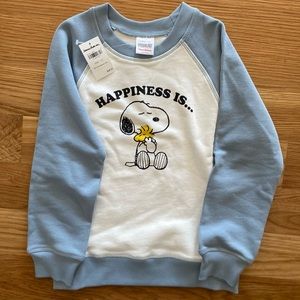 NWT Hanna Andersson Snoopy Sweatshirt sz 110
